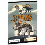 Ars Una: Age of the Titans quaderno a righe per la 1ª classe A/5 14-32