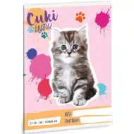 Ars Una: Animali Carini - Quaderno a righe A/5 21-32 con gattino persiano