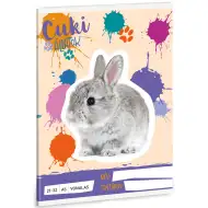 Ars Una: Animali Carini - Quaderno a righe con coniglio A/5 21-32