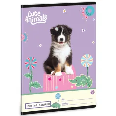 Ars Una: Animali carini - Aussie A/5 quaderno a righe per la terza elementare 12-32