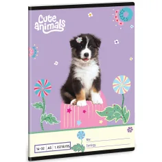 Ars Una: Animali carini - Aussie A/5 quaderno rigato per la 1ª elementare 14-32