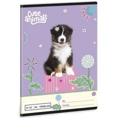 Ars Una: Animali carini - Aussie quaderno a righe A/5 21-32