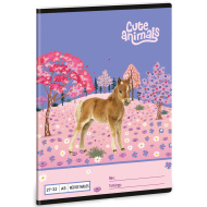 Ars Una: Animali carini - Cavallo quaderno a quadretti A5 27-32