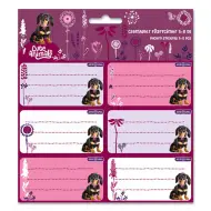 Ars Una: Animali carini - Etichette per quaderni con cani, confezione da 3x6 pezzi