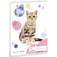 Ars Una: Animali carini - Gatto americano a pelo corto quaderno a righe per la 2ª classe 32 pagine A/5