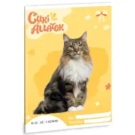 Ars Una: Animali carini - Gatto norvegese quaderno a righe per la 3ª classe A/5