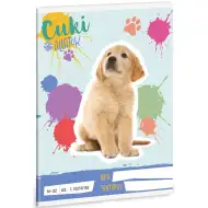 Ars Una: Animali carini - Golden Retriever quaderno a righe per la 2ª classe A/5 16-32