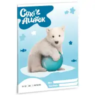 Ars Una: Animali carini - Orso polare quaderno a righe per la 2ª classe A/5