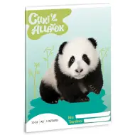 Ars Una: Animali carini - Panda quaderno a righe per la 3ª classe A/5