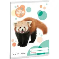 Ars Una: Animali carini - Panda rosso quaderno a righe per la 2ª classe 32 pagine A/5