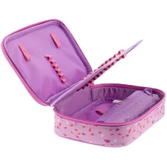 Ars Una: Astuccio a più livelli "Cute Animals" con cavalli 15,5 x 22,5 x 4,5 cm immagine 2