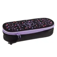 Ars Una: Astuccio grande Purple Flowers 23x5,5x9cm