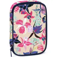 Ars Una: Astuccio multilivello floreale Beach flowers 15,5x22,5x4,5 cm
