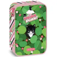 Ars Una: Astuccio multistrato con gatti Think Pink 15,5×22,5×4,5 cm