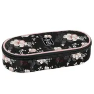 Ars Una: Astuccio ovale Flowery Black 23x5,5x9cm