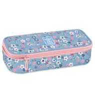 Ars Una: Astuccio per adolescenti Pearl Blossom Blue con fiori 22,5x6x11,5cm