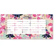 Ars Una: Beach Flowers orario scolastico singolo, fronte-retro