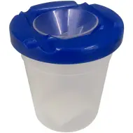 Ars Una: Bicchiere per lavare i pennelli di colore blu
