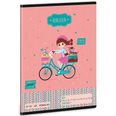 Ars Una: Bonjour quaderno a righe A/5 21-32