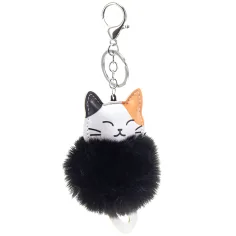 Ars Una: Borsa con pon-pon - Gattino nero