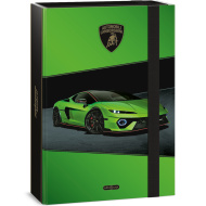 Ars Una: Box per quaderni A4 verde con motivo Lamborghini