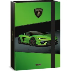 Ars Una: Box per quaderni A4 verde con motivo Lamborghini