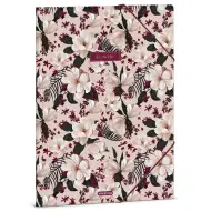 Ars Una: Cartella elastica A/4 con fiori Flowery Pink