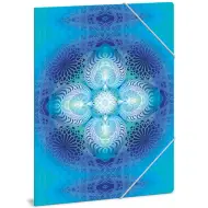Ars Una: Cartella elastica Mandala Blue Hope A/4