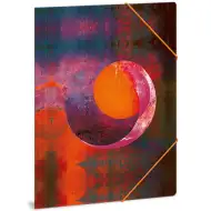 Ars Una: Cartella elastica Orange Moon A/4