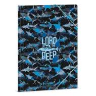 Ars Una: Cartella elastica con squalo "Lord of the Deep", formato A4