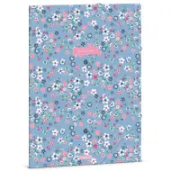 Ars Una: Cartella elastica floreale Pearl Blossom Blue A/4