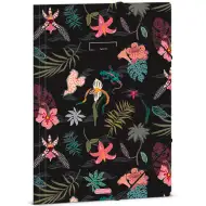 Ars Una: Cartellina elastica fiorata Tahiti A/4