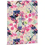 Ars Una: Cartellina elastica fiorita Beach flowers formato A/4