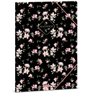 Ars Una: Cartellina elastica floreale Magnolia formato A4
