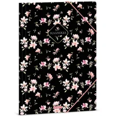 Ars Una: Cartellina elastica floreale Magnolia formato A4