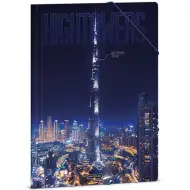 Ars Una: Cartellina elastica formato A4 Hightower-Burjkhalifa