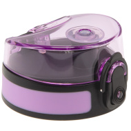 Ars Una: Coperchio per borraccia con chiusura di sicurezza, colore viola - per borracce da 800 e 1000 ml