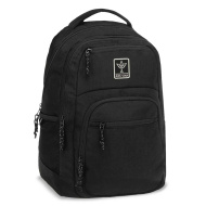 Ars Una: Cordura Black AU-5 zaino scolastico nero 33x49x23 cm