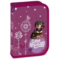 Ars Una: Cute Animals - Astuccio imbottito con motivo cucciolo di bassotto 12,8x19,3x3,6cm