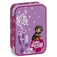 Ars Una: Cute Animals - Astuccio multistrato con motivo cucciolo di bassotto 15,5x22,5x4,5 cm