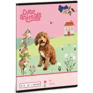 Ars Una: Cute Animals - Cagnolino quaderno a righe per la 2a classe A/5 16-32