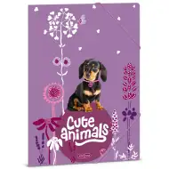 Ars Una: Cute Animals - Cartellina elastica A/4 con motivo cucciolo di bassotto