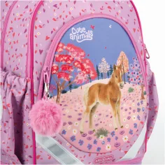 Ars Una: Cute Animals - Horse, zaino scolastico anatomico 33x42x21 cm immagine 4
