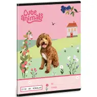 Ars Una: Cute Animals - Quaderno a righe Doggie A/5 21-32