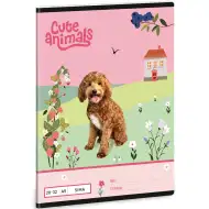 Ars Una: Cute Animals - Quaderno semplice Doggie A/5 20-32