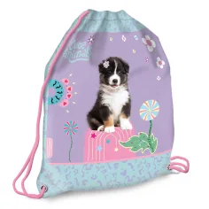 Ars Una: Cute Animals Aussie — sacca da ginnastica, sacca sportiva 32x42 cm
