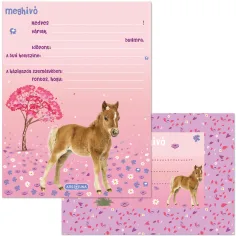 Ars Una: Cute Animals Horse set di 10 inviti con buste