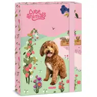 Ars Una Cute Animals-doggie scatola portadocumenti con elastico Ars Una Cute formato A/4