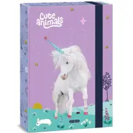 Ars Una Cute Animals-unicorno scatola portadocumenti elastica A/4