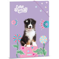 Ars Una: Cute animals - cartellina elastica con cane Aussie, formato A4